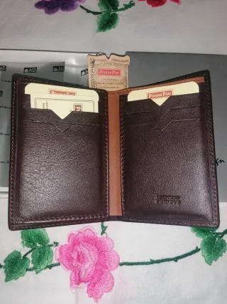 Tarjetero Piel Ubrique Marrón