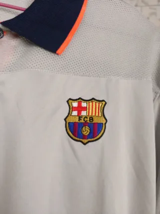 Camiseta Polo Barça Roger's Gris Naranja