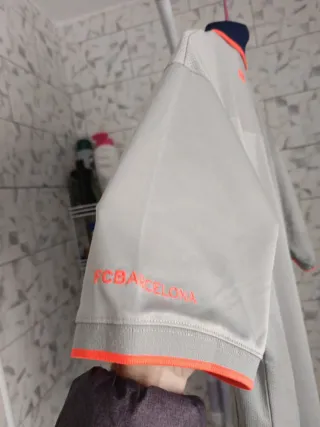 Camiseta Polo Barça Roger's Gris Naranja