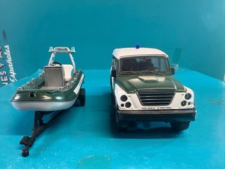 Giocattoli Guardia Civil Scala 1:43 Auto e Barca