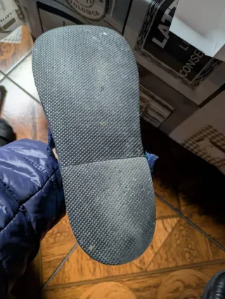 Zapato postquirúrgico azul