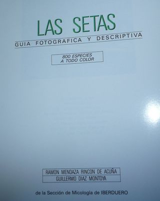 Lote de 2 libros sobre setas