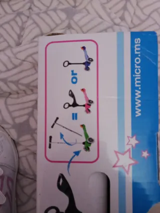 Patinete infantil 3 ruedas rosa