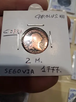 2 Maravedis 1777 Cobre Carlos III