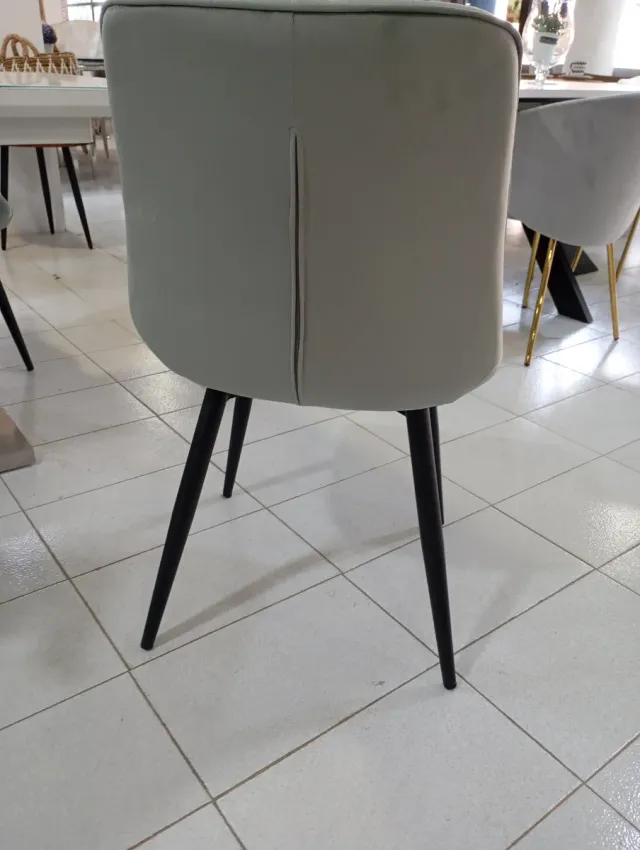 Sillas Java Terciopelo Metal