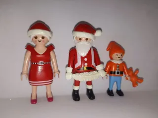 Playmobil Papá Noel y Elfo