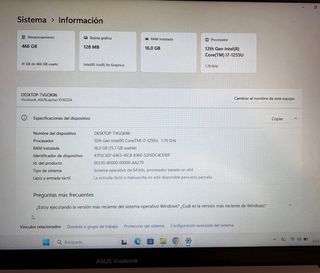 Portátil ASUS F1502Z Plata