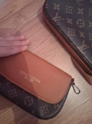 Bolso Louis Vuitton Marrón y Beige