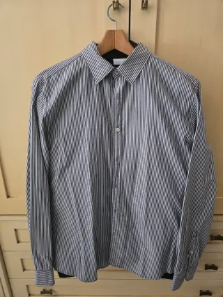 Camisa Springfield Rayas Azul y Blanco