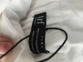 Pantalón blanco Zara talle alto