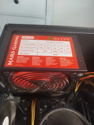 Fuente Alimentación Mars Gaming MPII 550W