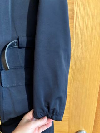 Parka Massimo Dutti azul marino. S. Impecable!