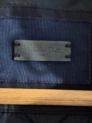 Parka Massimo Dutti azul marino. S. Impecable!