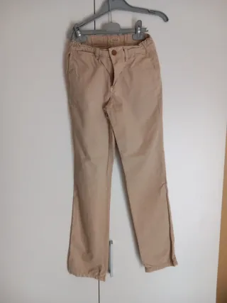 Traje comunión/eventos niño azul y beige