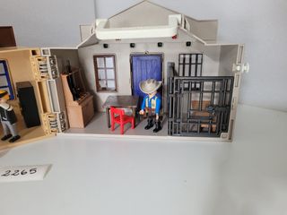 Maletín del Oeste Sheriff y Banco de Playmobil