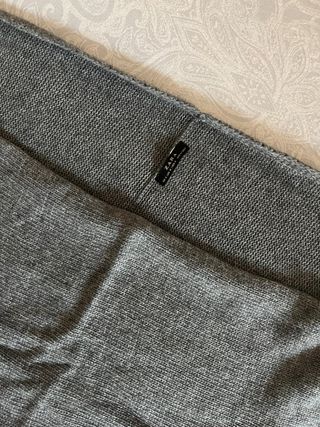 Bufanda circular Zara gris