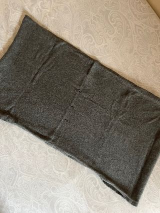 Bufanda circular Zara gris