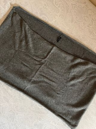 Bufanda circular Zara gris