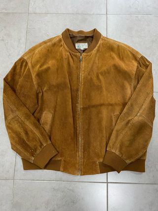 Cazadora de ante marrón