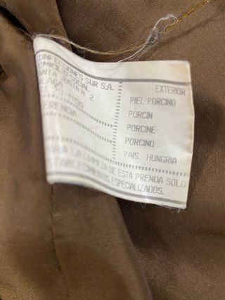 Cazadora de ante marrón