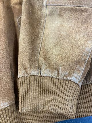 Cazadora de ante marrón