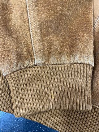 Cazadora de ante marrón