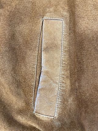 Cazadora de ante marrón