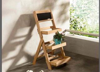 Scaffale per vasi da giardino in legno