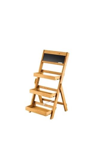 Scaffale per vasi da giardino in legno