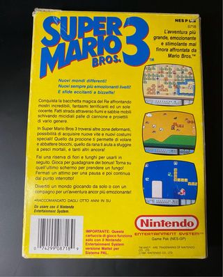 Super Mario Bros. 3 NES - Mattel PAL