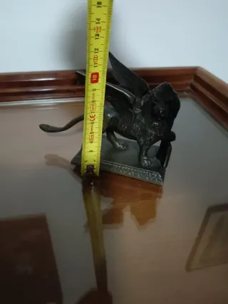 Leone alato in bronzo vintage