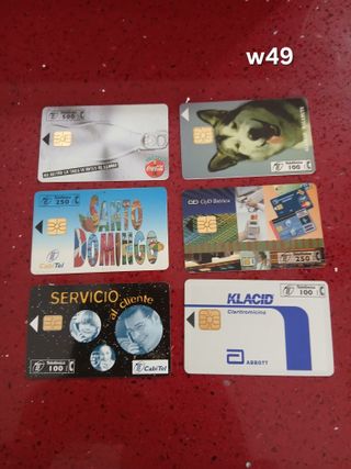 6 Carte Telefoniche Spagna
