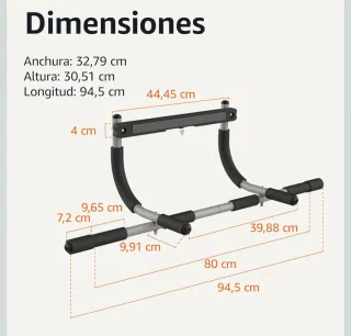 Barra de dominadas nueva