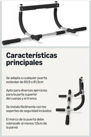 Barra de dominadas nueva