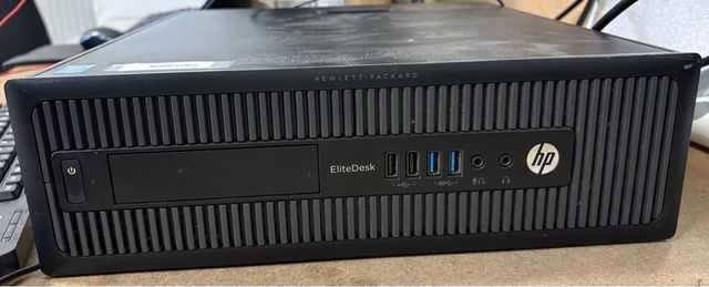 Ordenador HP EliteDesk Negro/Gris