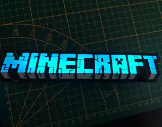 Lámpara LED Minecraft