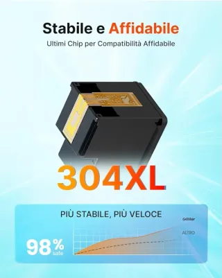 Cartucce HP 304XL 2 Pack Nero/Color