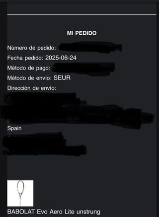 Raqueta Babolat Evo Aero