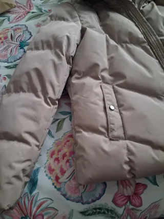 Abrigo beige mujer talla M nuevo