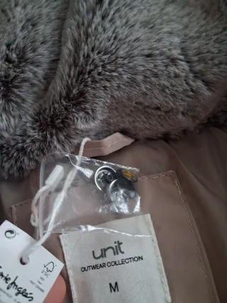 Abrigo beige mujer talla M nuevo