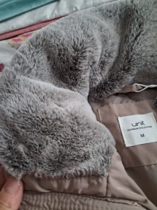 Abrigo beige mujer talla M nuevo