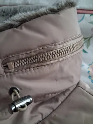 Abrigo beige mujer talla M nuevo