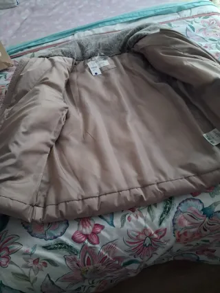Abrigo beige mujer talla M nuevo