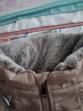 Abrigo beige mujer talla M nuevo