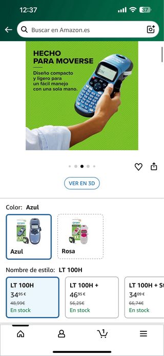 DYMO LetraTag LT-100H Etiquetadora Portátil