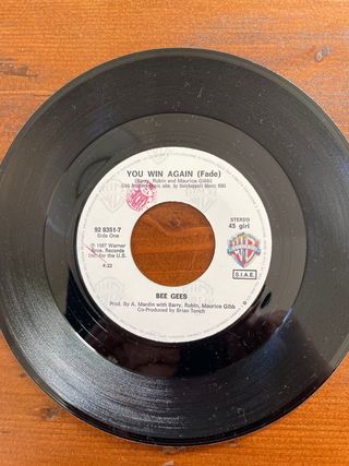45 Giri Bee Gees - You Win Again