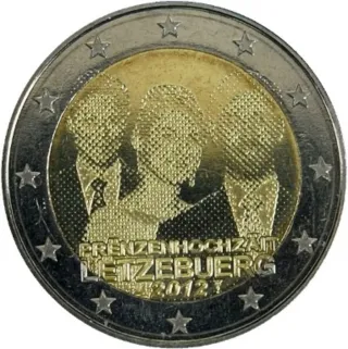 2x2 € Luxemburgo 2012 Conmemorativa