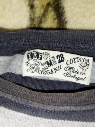 Camisa Rayas Marinas y Gris Fabricada en Portugal