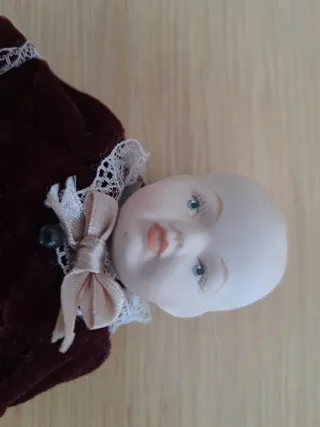 Muñeco porcelana antiguo coleccionismo