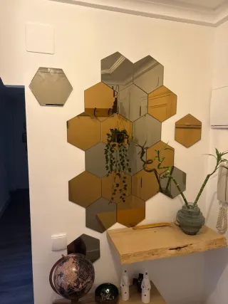 20 Specchi Esagonali Decorativi Ikea